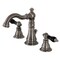Fauceture FSC1974AKL Duchess Widespread Bathroom Faucet W/ Retail Pop-Up, Blk SS FSC1974AKL - alternate 1